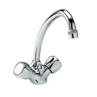 ORDO basin mixer, with pop-up waste