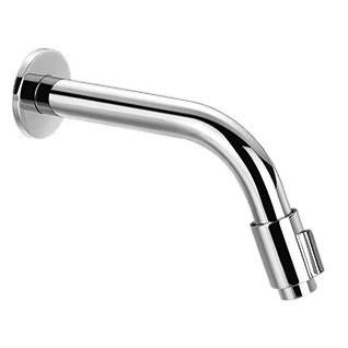 Wall-mounted washbasin tap, single, bar type spout opening 