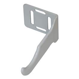 White screw-on bracket with plastic coating - Global - Référence fabricant : GLOCO4