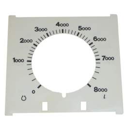 Square dial for oil gauge 8000 litres - Diff - Référence fabricant : 909404