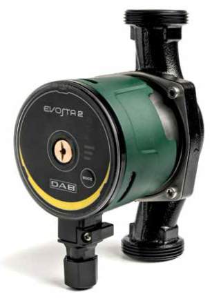 Pompa di circolazione elettronica EVOSTA 2 40-70/180, interasse 180 mm, 40x49