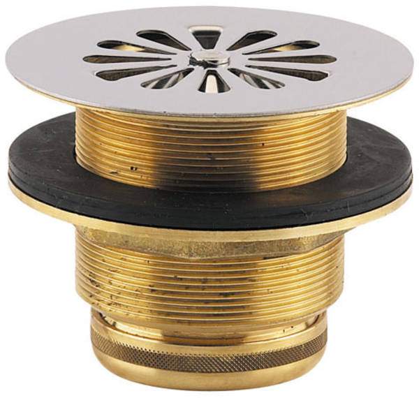 Siphoid drain classic 108 stainless steel brass, 40x49