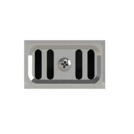 Stainless steel rectangular sink overflow grate - Valentin - Référence fabricant : 061800.000.00