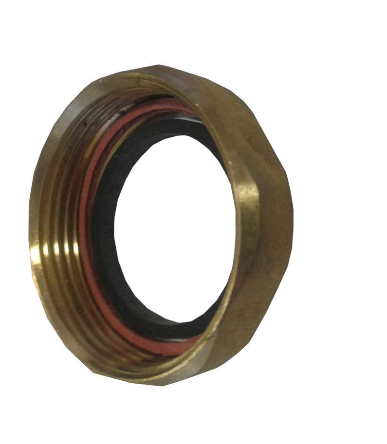 Brass nut 33x42 mm with seals