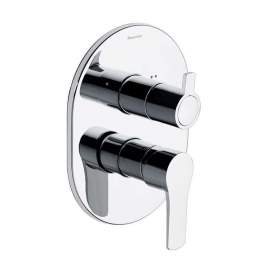 Titanium concealed bath and shower mixer - Ramon Soler - Référence fabricant : 181502S