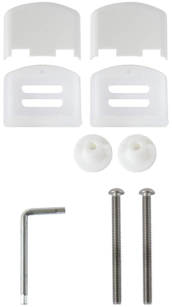 Tradition or Europe mounting kit, with white covers