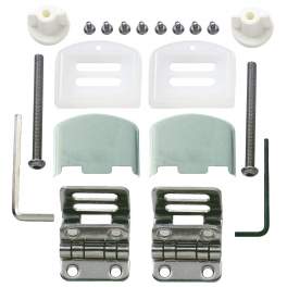 Hinge kit for Tradition or Europe with chrome covers, before 2016 - Olfa - Référence fabricant : 7K02I5