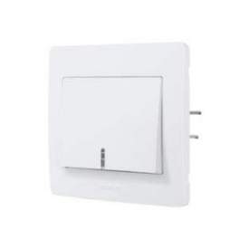 On/off switch with white Diam2 indicator - DEBFLEX - Référence fabricant : 739350