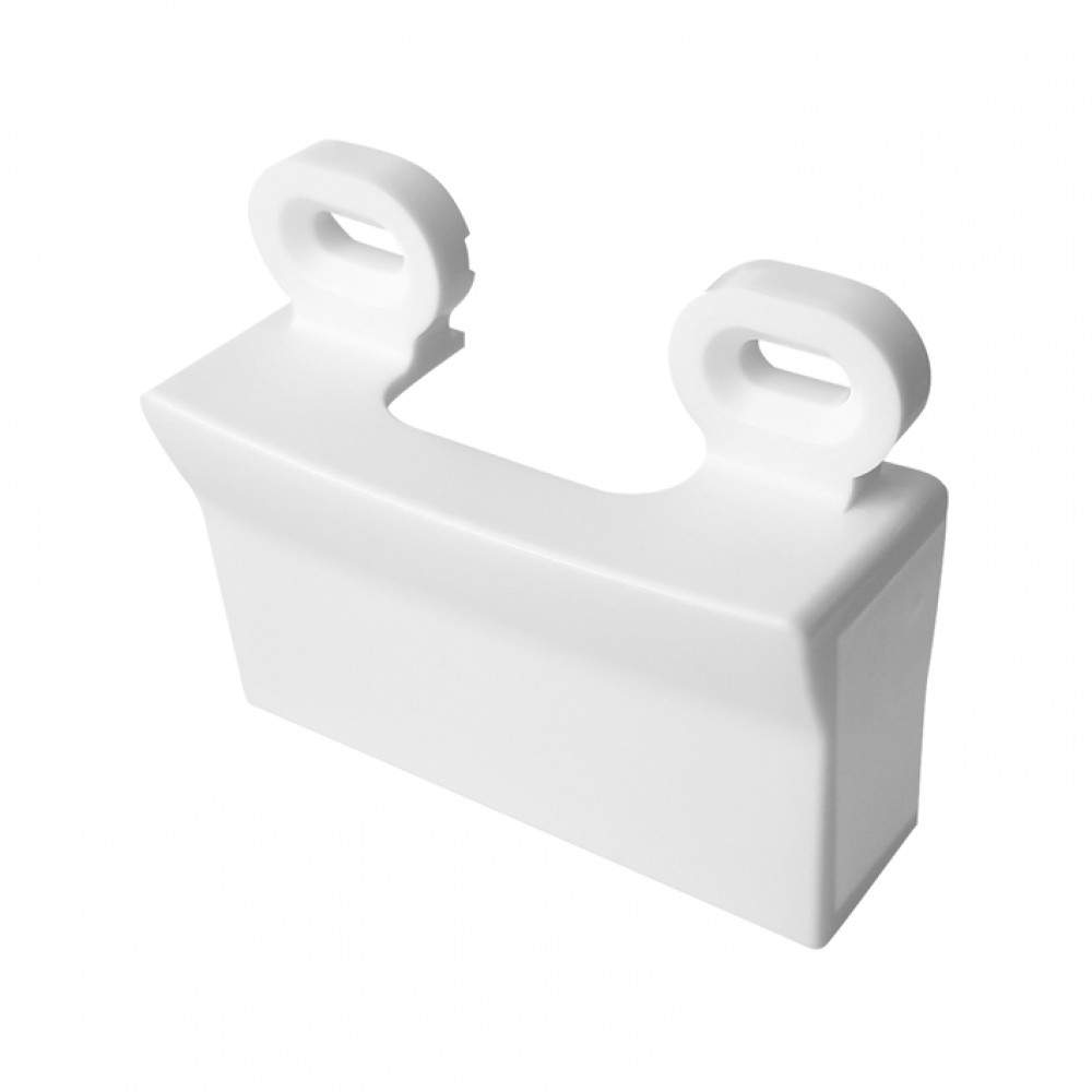 Universal moulding adapter white
