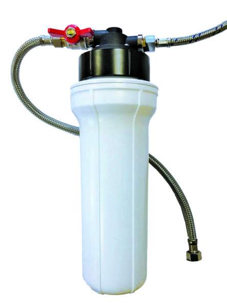 Filtro EF bajo el fregadero + Kit Flex de 3/8 válvulas + FSER para el pesticida de cloro