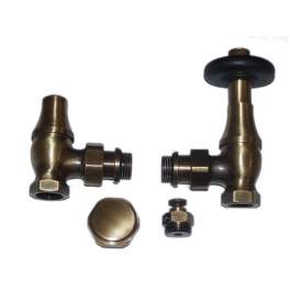 Retro-Thermostat-Set Bronze-Stil 15x21 - SR Rubinetterie - Référence fabricant : K367BR