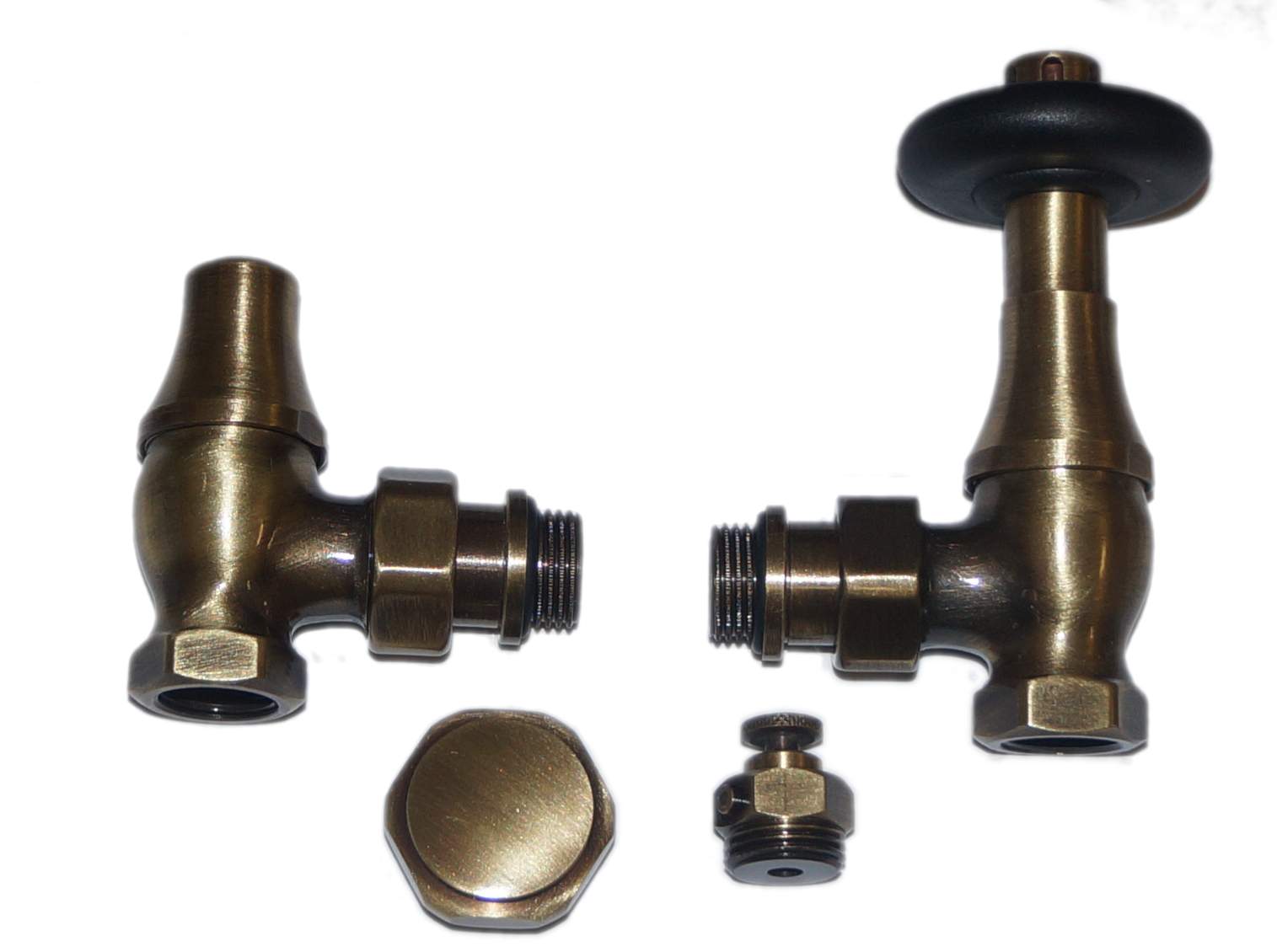 Retro-Thermostat-Set Bronze-Stil 15x21