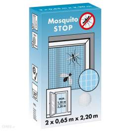 Insektenschutzgitter für Türen, "STOP" weiß, 2 Lamellen 0,65m x 2,20m - TESA - Référence fabricant : 200766