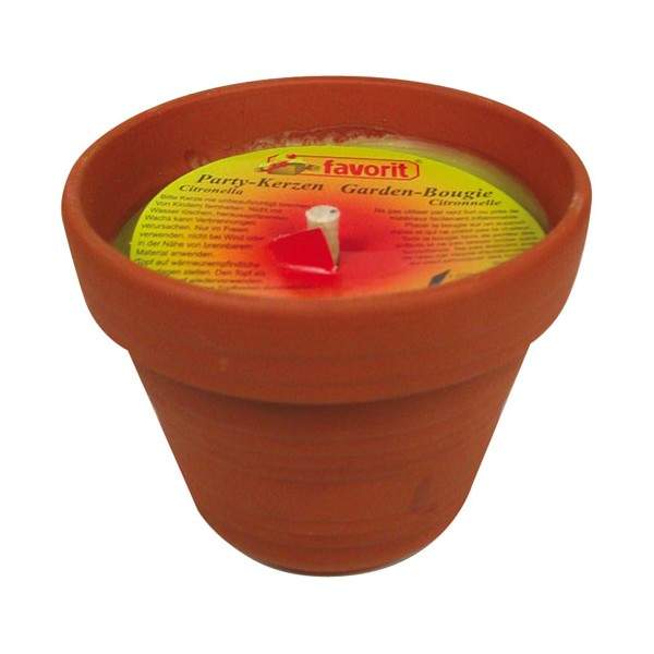 Mosquito repellent candle clay pot 350g