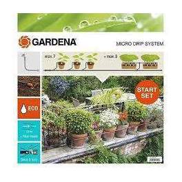 Kit de sistema de microgoteo para plantas en maceta - ideal para 5 macetas - Gardena - Référence fabricant : 13001-20