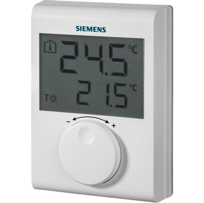 Large LCD room thermostat
