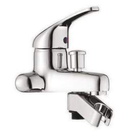Bath and shower mixer, 6 to 8cm centre distance - PRESTO - Référence fabricant : 70750