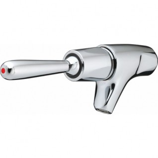 Presto 705 wall-mounted washbasin tap with lever