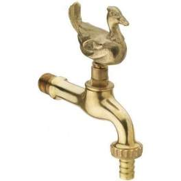 Decorative garden tap with duck pattern M1/2-M3/4 - Idrosfer srl - Référence fabricant : F953