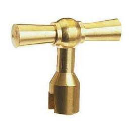 Einzelner Schlüssel für Eingangsabdeckkopf mit 4 mm Schlitz - Riquier - Référence fabricant : 2592