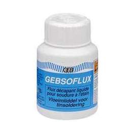 Gebsoflux líquido para soldadura de estaño, botella de 80ml. - GEB - Référence fabricant : 105290