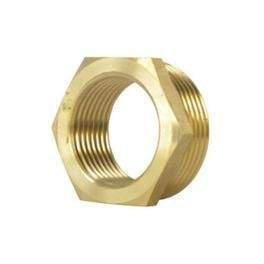 Brass reducer with external flats 26x34/20x27 (Male/Female) - Riquier - Référence fabricant : 3711