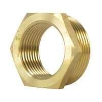 Brass reducer with external flats 26x34/20x27 (Male/Female)