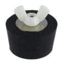1"1/2 black rubber stopper Aqualux