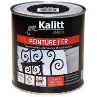 Pintura de hierro negro mate antioxidante 0.5L - KALITT