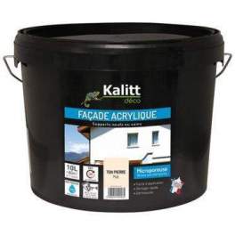 Acrylic facade paint 10L - KALITT - KALITT - Référence fabricant : 391904