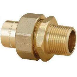3-piece conical male fittings 15X21/12 - Riquier - Référence fabricant : 2723