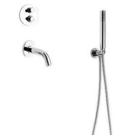 Set doccia e vasca da bagno ad incasso COX versione termostatica - PF Robinetterie - Référence fabricant : 88530THA