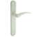 Kit de manija de la puerta de Eva en la placa sin agujero - Alu blanco - Alpertec - Référence fabricant : DESEN343699