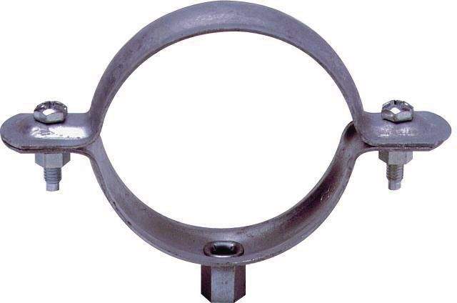 Galvanized downpipe collar, diameter 100 mm