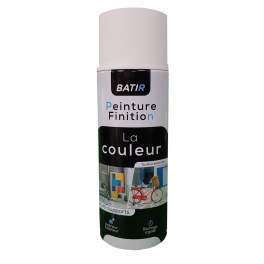 400ml satin spray paint, white, RAL 9010 - RECA - Référence fabricant : BATN113748