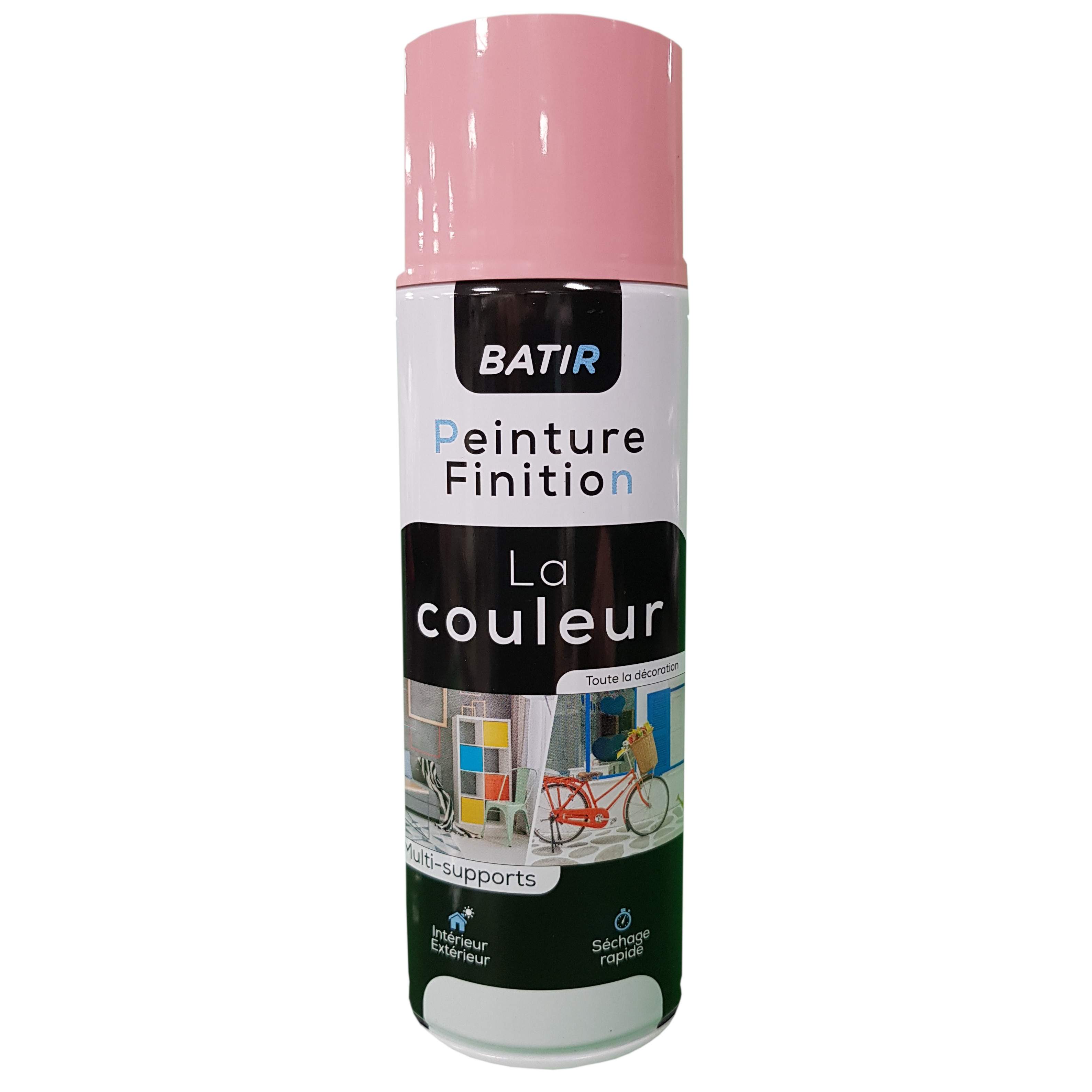 400ml glossy spray paint, pink button, RAL 3015