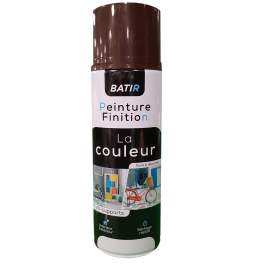Aérosol peinture brillant 400ml, chocolat, RAL 8017 - RECA - Référence fabricant : BATN113753