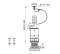 Válvula completa para los marcos de WC suspendidos WIRQUIN - WIRQUIN - Référence fabricant : WIRME10717743