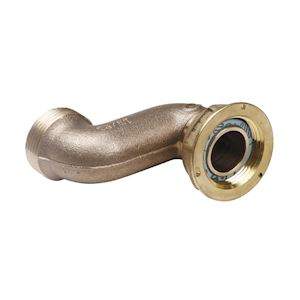 Female counter elbow JPC 32 gauge with joint, 45mm distance between centres
