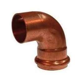 Conector de cobre acodado MF Plomo/PVC o cobre/PVC D.32 - Riquier - Référence fabricant : 2353