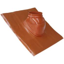 T.E.N. roof waterproofing piece - LeadSOLIN25 to 45 orange brown D.60/100 and 80 - TEN tolerie - Référence fabricant : 461583