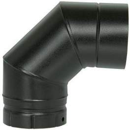 Elbow 90° matte black enamel, D.97 - TEN tolerie - Référence fabricant : 342422