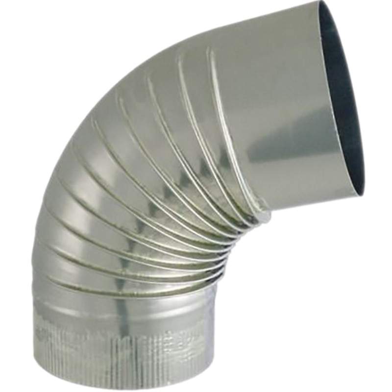 72° aluminium elbow, diameter 167mm