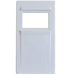 Decorative white access plate for CESAME - Régiplast - Référence fabricant : DECPB