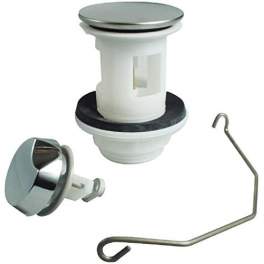 Bonde lavabo Porcher nouveau modèle à bouton tournant - Porcher - Référence fabricant : D5844AA