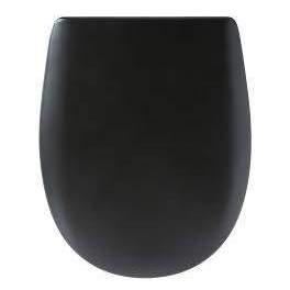 Toilet seat Soft black mat - Free Delivery! - Olfa - Référence fabricant : 7AR04420701