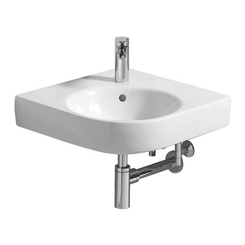 Prima Style compact corner washbasin 500x500