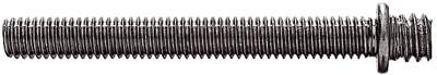 Metal screw 6x60 for wall plugs, 20 pieces
