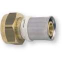 Fixed female multi-layer brass fitting 15x21/16mm