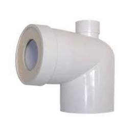 Pipe WC mâle diamètre 93 mm avec piquage dessus femelle diamètre 40 mm. - Régiplast - Référence fabricant : PCMA93